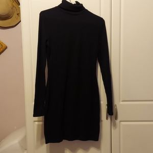 Black sweater dress